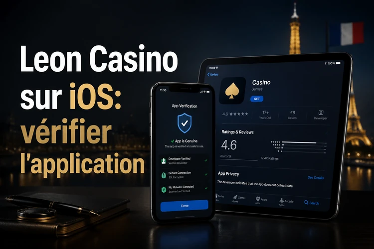 Leon Casino sur iOS: vérifier l'application avant de l'utiliser