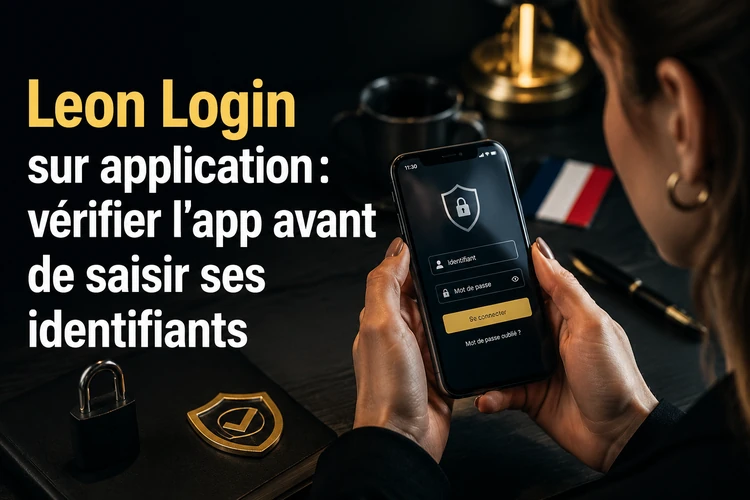 Leon Login sur application: vérifier l'app avant de saisir ses identifiants