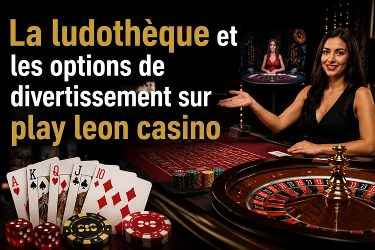 La ludothèque et les options de divertissement sur play leon casino