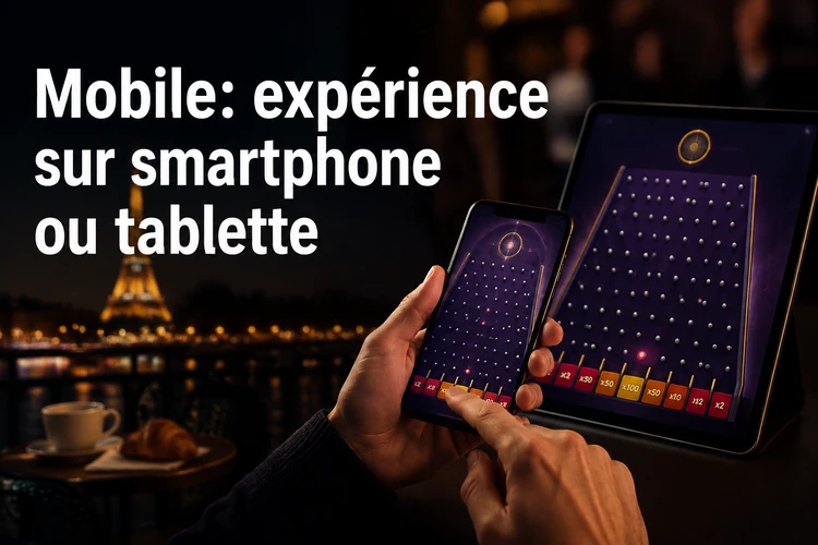 Mobile: expérience sur smartphone ou tablette